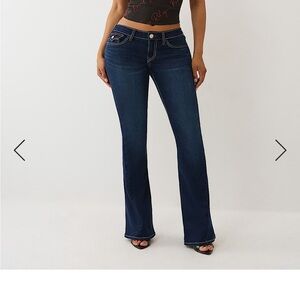 True Religion Joey low rise flare jeans